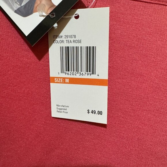 NWT Steve Madden Soft Sweatshirt Size M Gray Pink - Picture 4 of 4